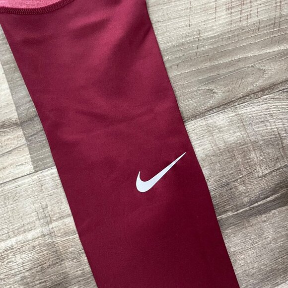 Nike Athletic Dri-Fit Mid Rise Tight Full Length Yoga Pants Pink NWT Size S - Picture 7 of 11
